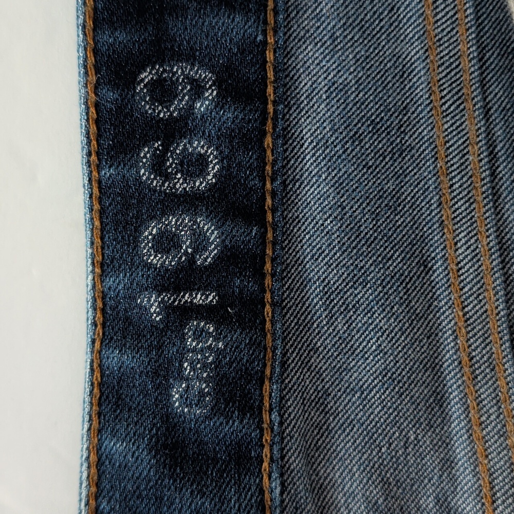 Gap 1969 Real Straight Leg Denim Jeans 28R Dark Wash Blue Pockets - Picture 5 of 16